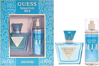GUESS Seductive Blue Women/Femme Eau de Toilette 2 Piece Gift Set - Perfume Spray 2.5 Fl. Oz. & Fragrance Mist 4.2 Fl. Oz.