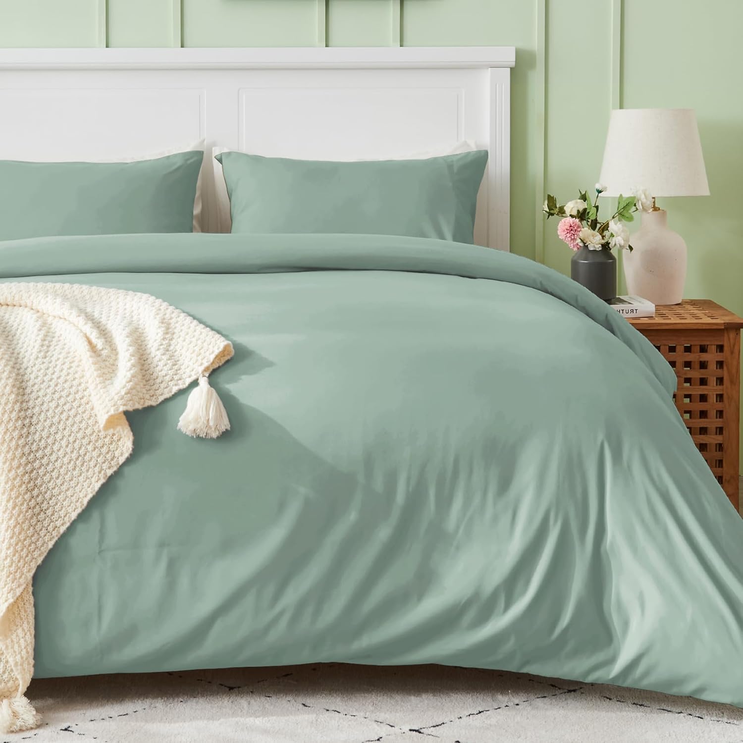 SASTTIE Duvet Cover Full, Full Duvet Cover Set, Duvet Cover Double/Full