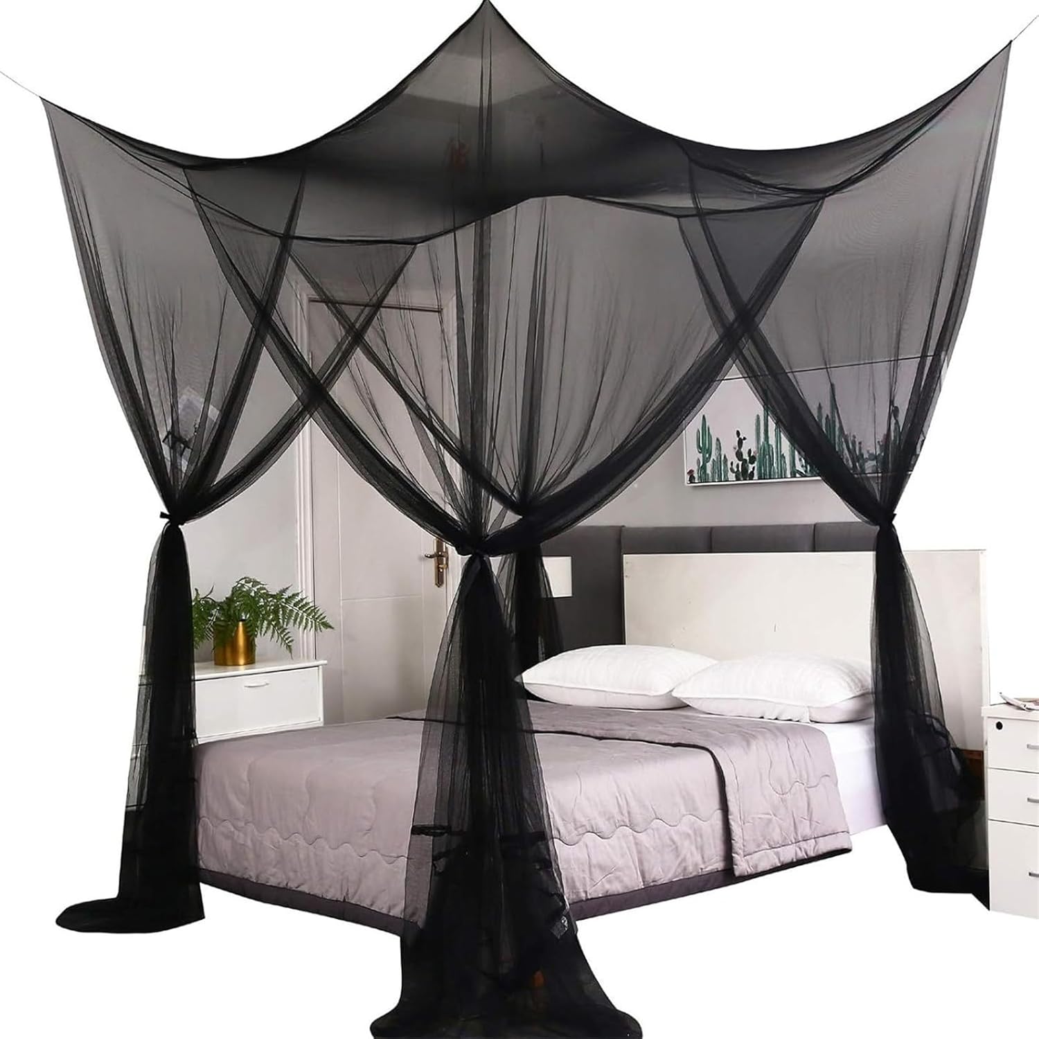 Extra Fine Polyester Square Netting Mosquitoes Netting for Indoor and Outdoor Protections Camping Net
