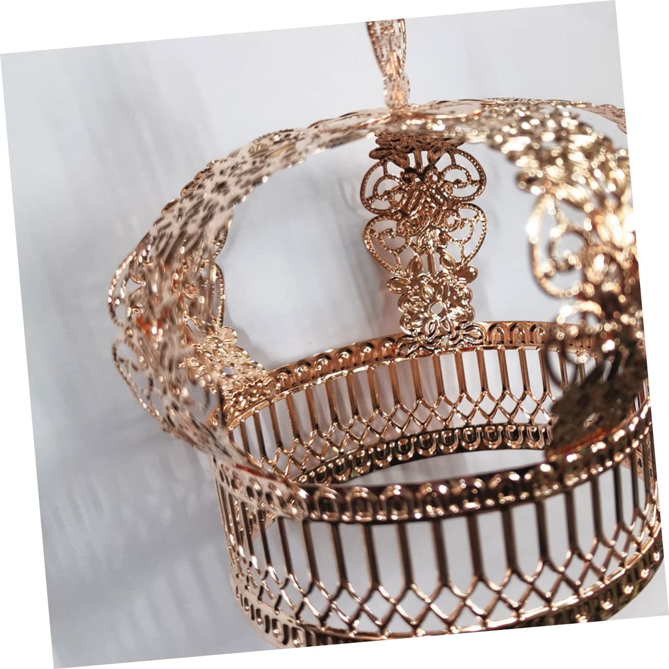 Abaodam 3pièces Couronne De Gâteau Élégante Or Rose Décoration De Gâteau Anniversaire Et Fournitures De Fête Accessoire Parfait pour Mariage Shower Et Thèmes Royaux