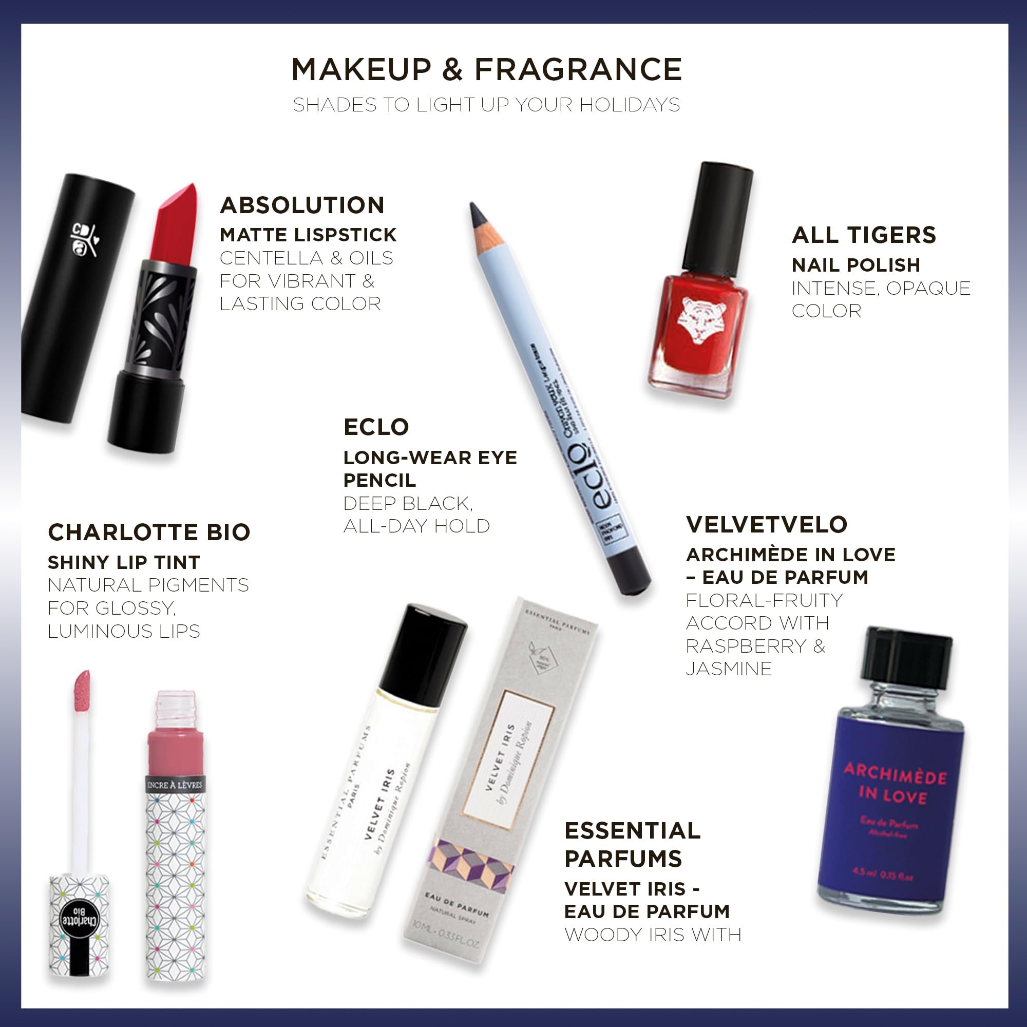 Zestaw upominkowy Beauty – 24 francuskie produkty kosmetyczne do twarzy, ciała i włosów oraz perfum i makijażu – 20 marek – wartość 392 € – wyprodukowano we Francji
