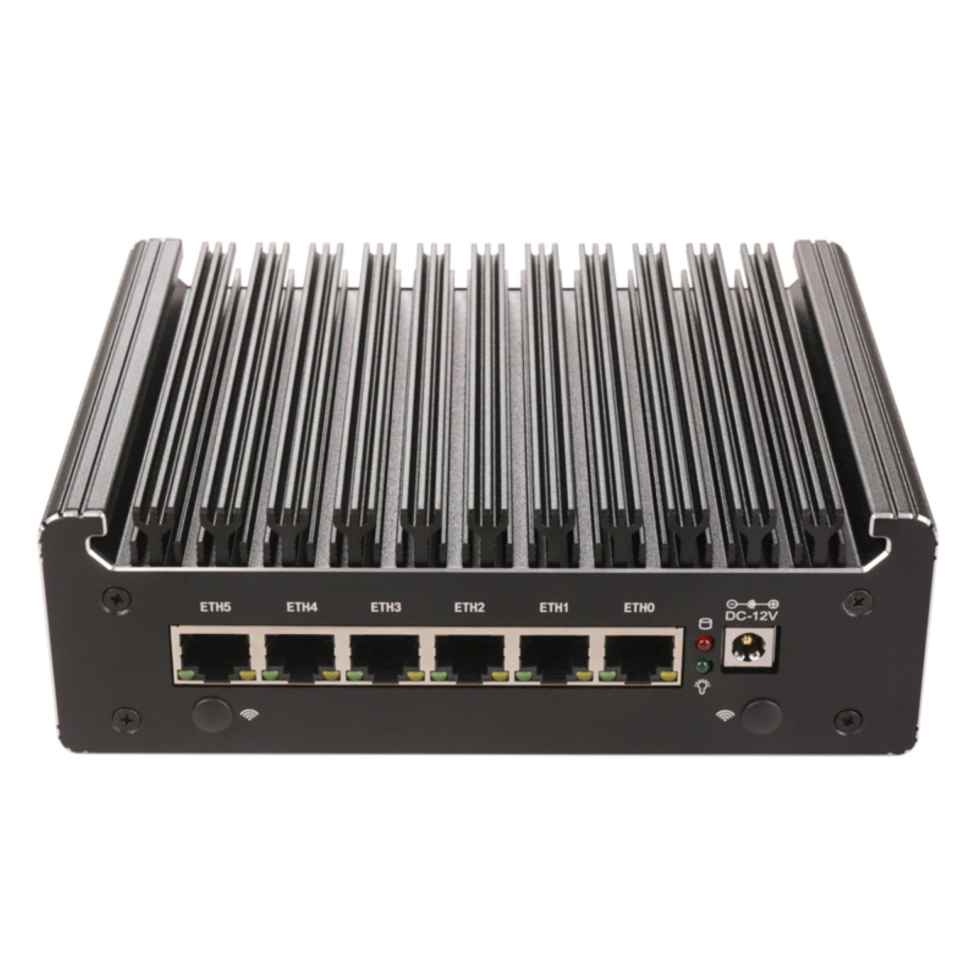 Pentium Gold 7505 Firewall Micro Appliance, Mini PC, Nano PC, Router PC with 6 RJ45 2500M, AES-NI,HDMI USB3.0 Console Port for Network Security Appliance