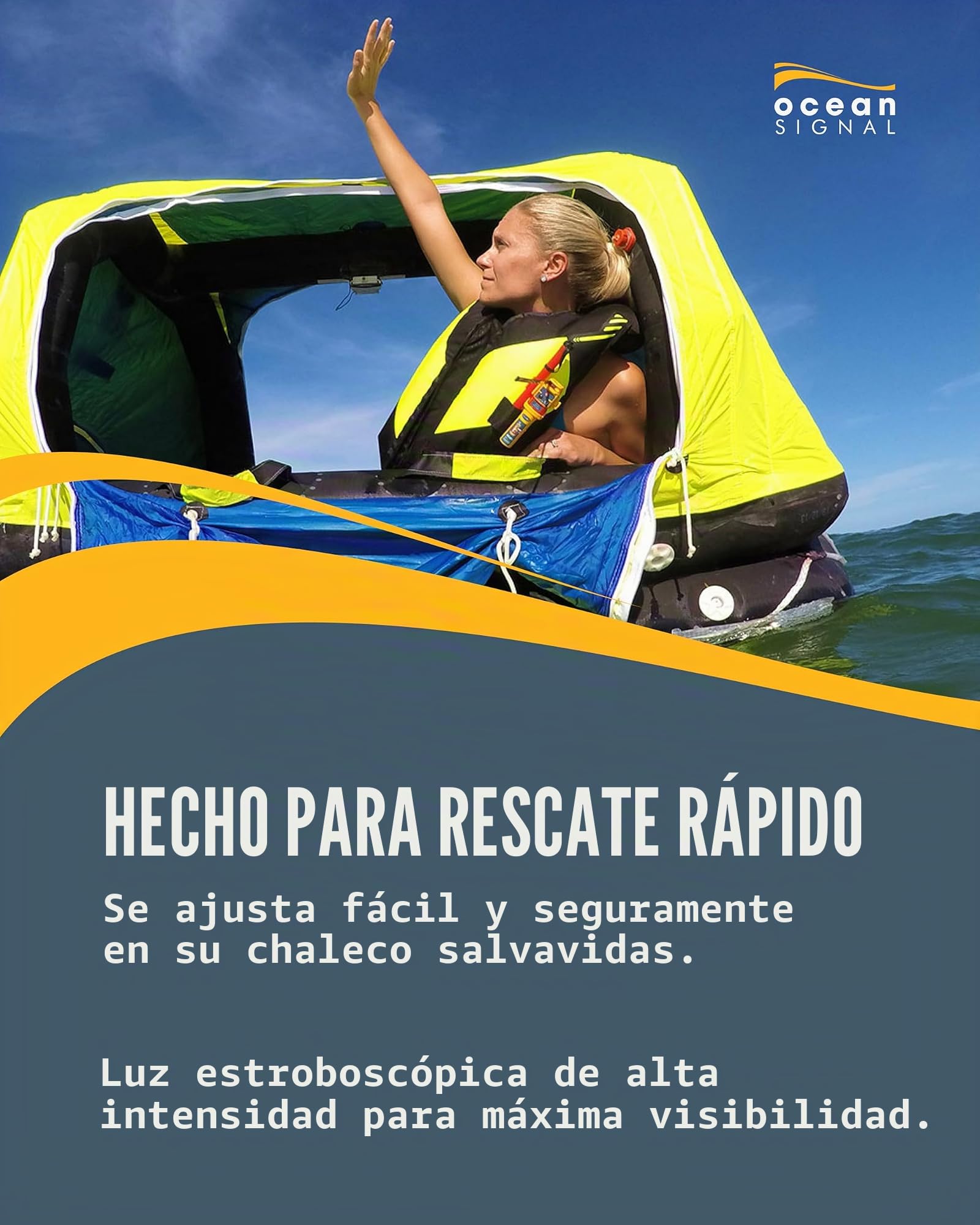 Ocean Signal MOB1 Epi3100 - Dispositivo AIS hombre al agua, para ocalización personal, con DSC integrado