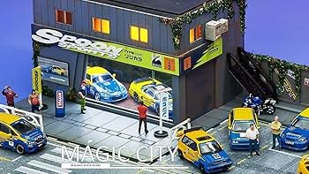 MAGIC CITY 駐車場ミニチュアセット MAGIC CITY 駐車場ミニチュアセット MAGIC CITY 駐車場