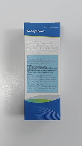 Miniatura 7 de WoodyKnows Dilatadores nasales dinámicos  Ayuda respiratoria deportiva para dormir  Ventilaciones nasales suaves y cómodas  Mejora el flujo de aire