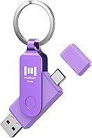 Vista 29 de MOSDART ExFAT - Memoria USB C 3.2 de 64 GB de velocidad rápida C y A, con llavero e indicador LED, para iPhone 15, 16, 17, teléfono Android, iPad