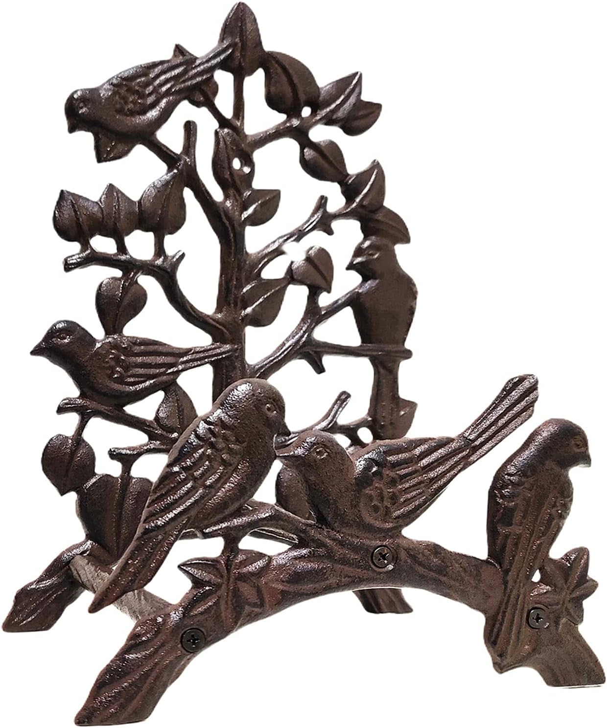 Cast Iron Heavy Duty Wall Mount Hose Hanger, Solid Metal Sturdy Decorative Water Hose Rack/Organizer, Easy to Install and Hold Up to 50/75/100 ft