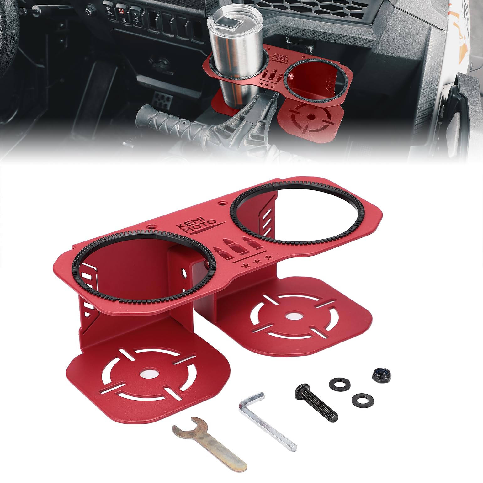 Amazon.com: KEMIMOTO Multi-Color Cup Holder for Grab Bar Muti