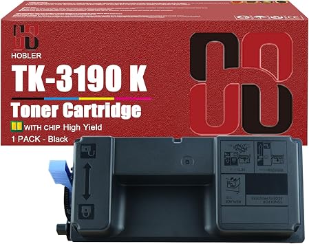 TK3190 Toner Cartridges Compatible for Kyocera TK-3190 TK-3190K 1T02T60NL0 Toner Cartridge Work for Kyocera Ecosys P3055dn P3060dn Printers