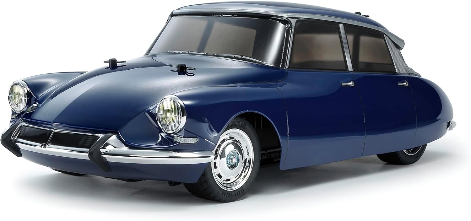 TAMIYA 47502 1:10 RC Citroen DS MB-01 Blue Painted Remote Control Car, Vehicle, Model Building, Assembly, Hobby, RC Kit