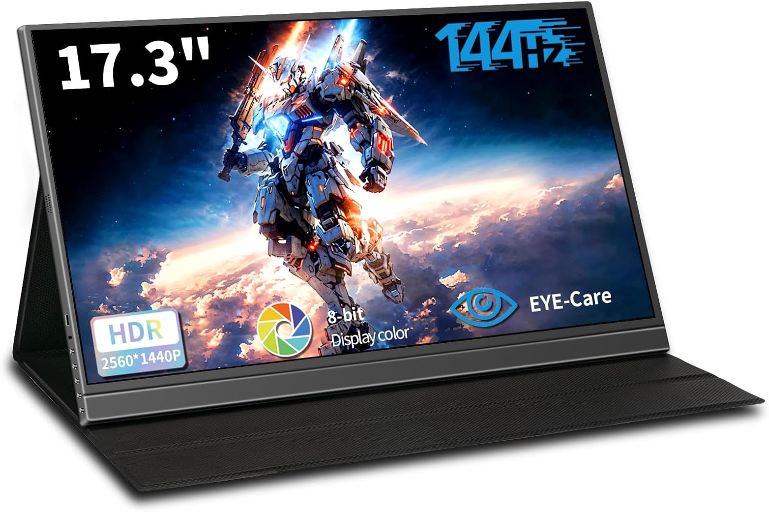 17.3”Portable Monitor 144hz, QHD(2560 * 1440p)...