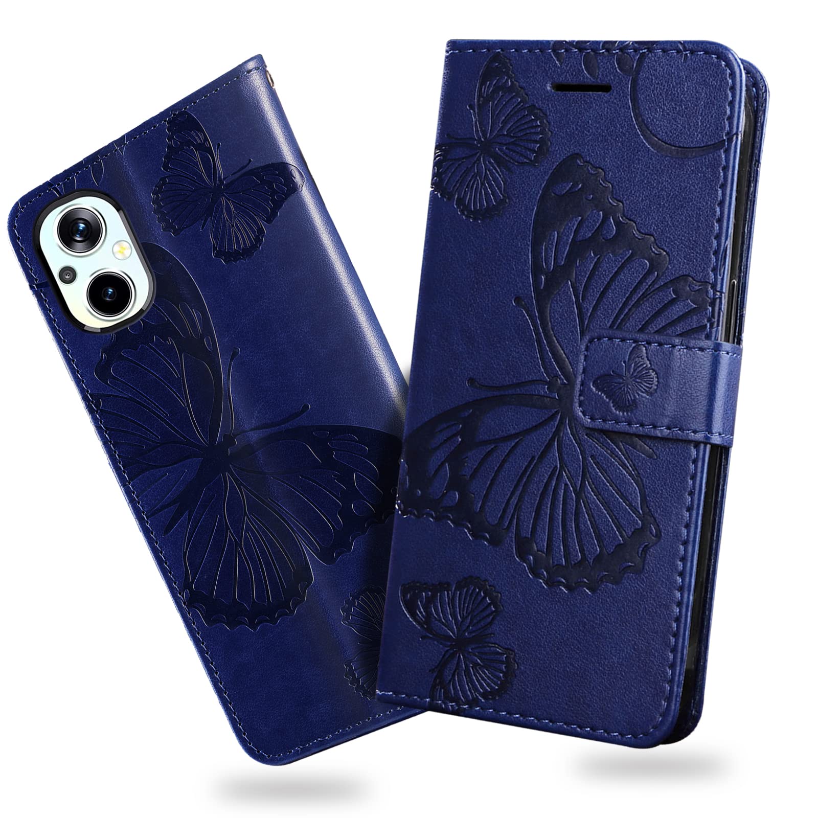 Flip Cover Custodia A Portafoglio Antiurto Magnetica Per Oppo - Foto 4