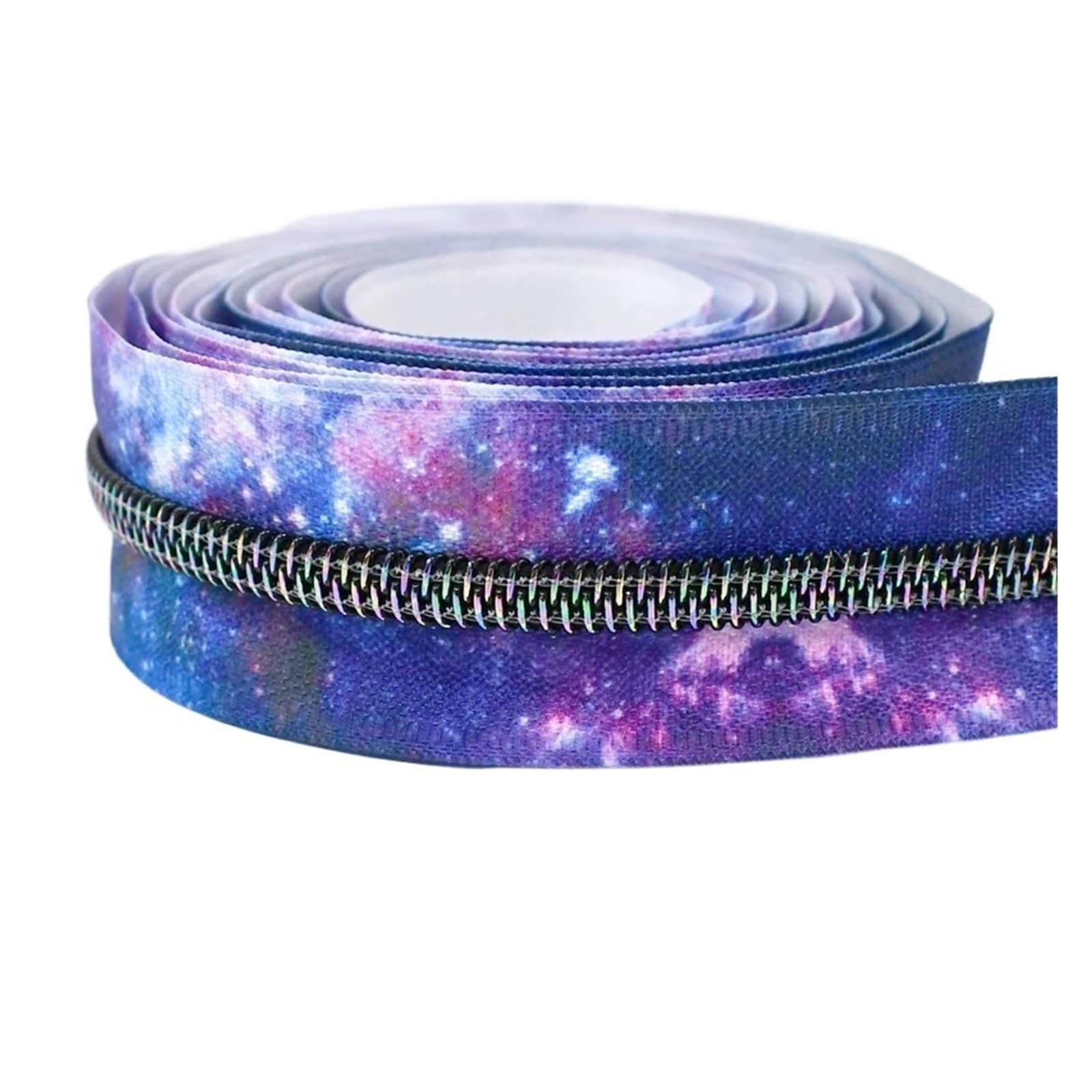 Cerniera in nylon arcobaleno, 1/3/5 metri, per borsa da cucito, con cerniera, per vestiti, giacche, cerniere, kit di riparazione, accessori (SkyStarColored, 5 metri_NO5)