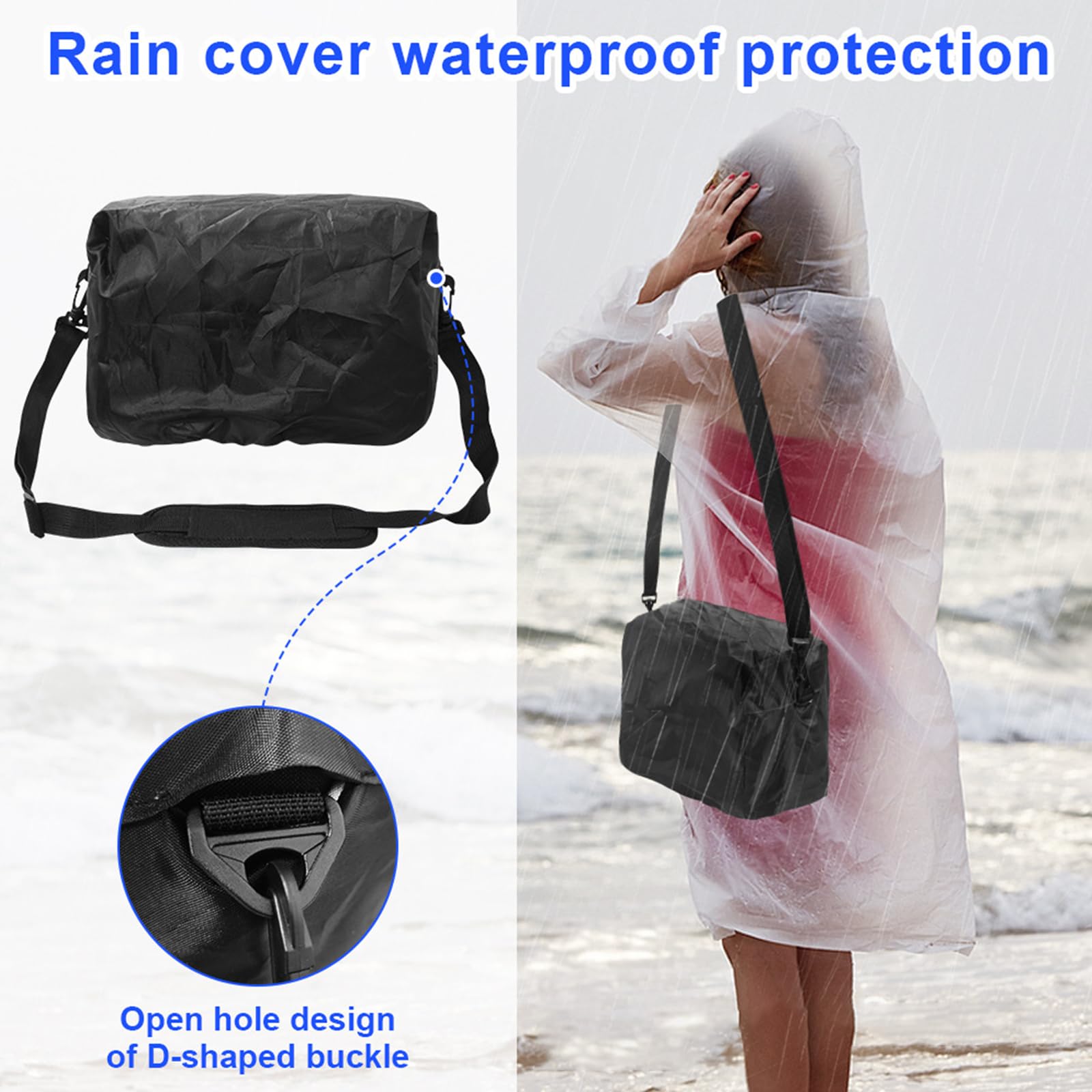 Étui Compact Antichoc pour numérique avec Poche antivol et pour Appareil Photo de Voyage à Doublure Douce