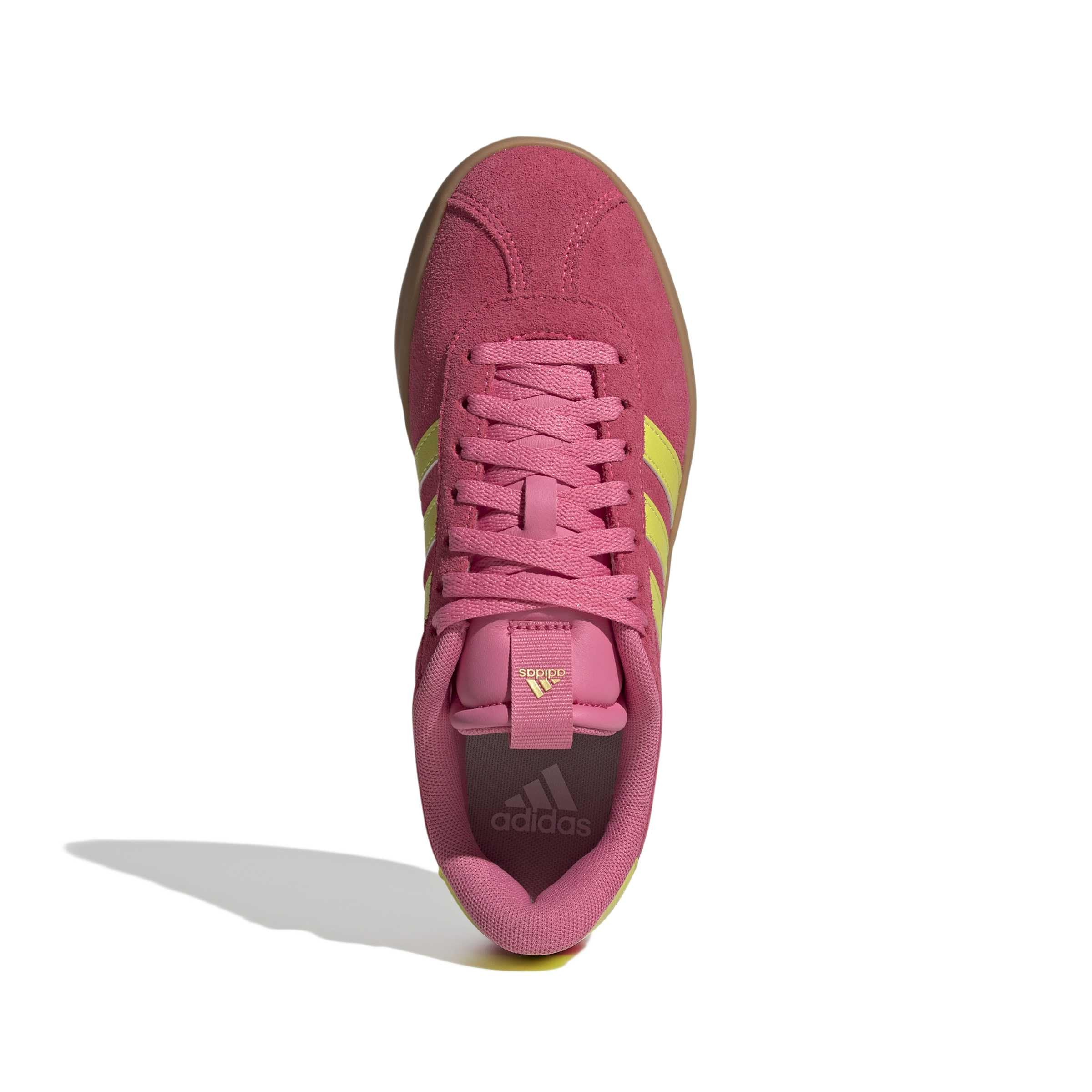 adidas Damen Vl Court 3.0 Shoes, Lucid pink/Pure Lemon/Gold met., 41 1/3 EU