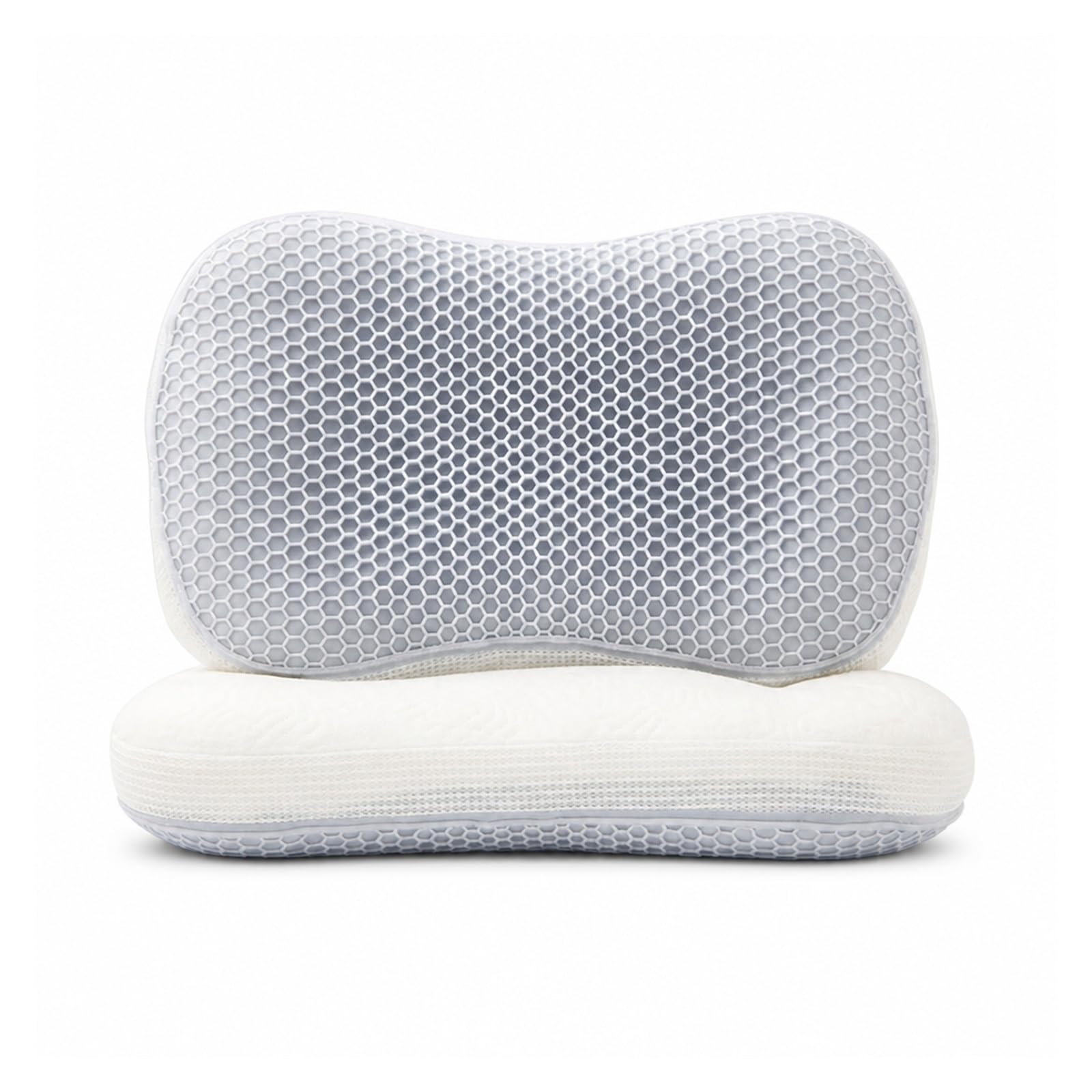 AMRTTWY Honeycomb Pillow, Pectin Feather Silk Pillow,Gel Cushion