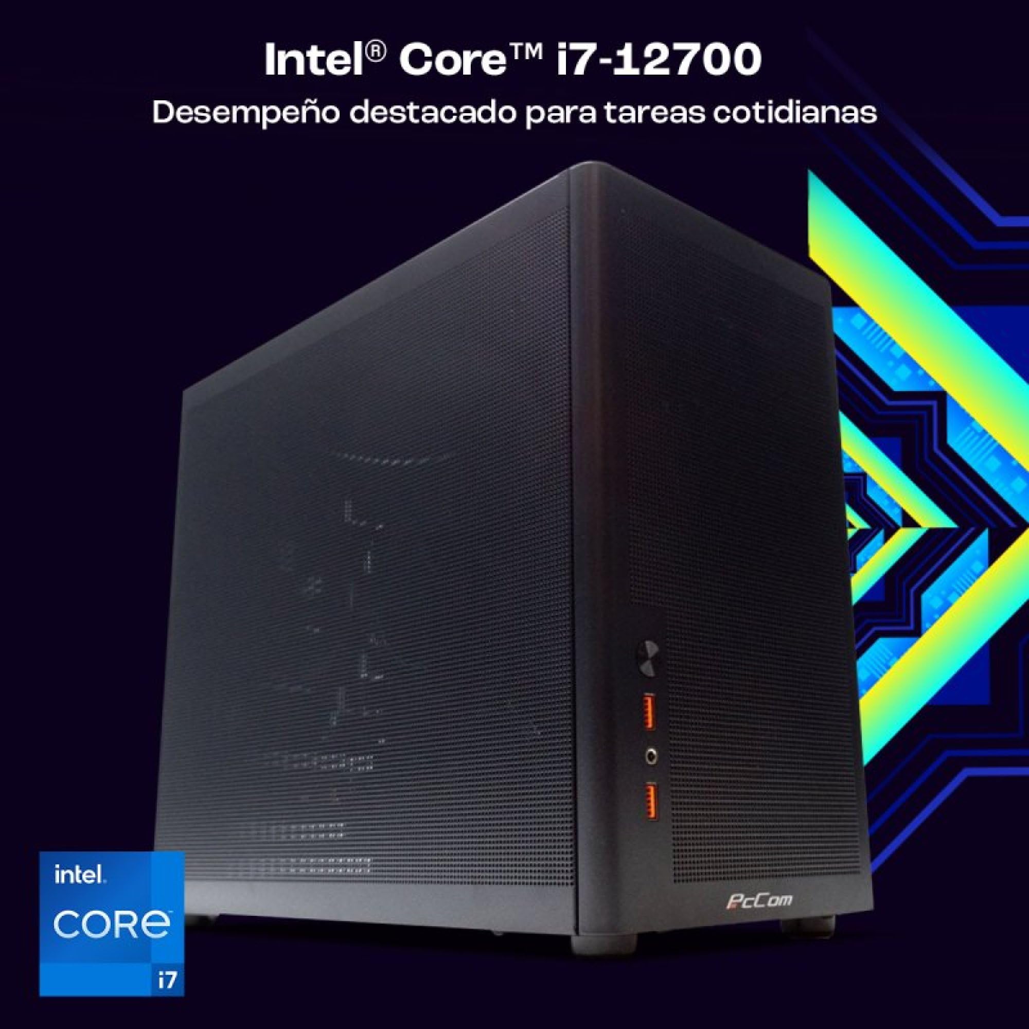 PcCom Work PC Sobremesa Intel Core i7-12700 32GB RAM 1TB SSD Windows 11 Pro