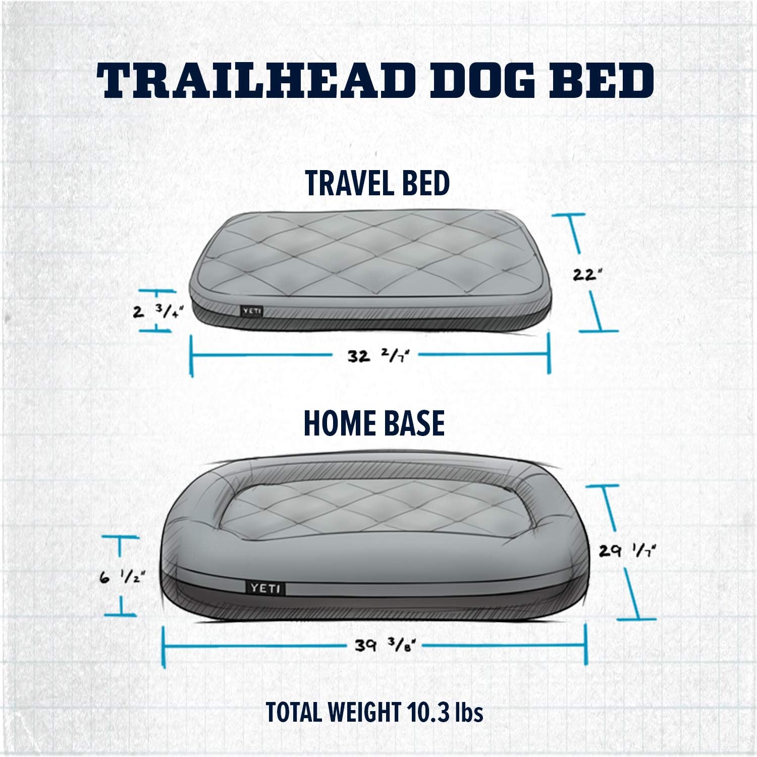 yeti trailhead dog bed