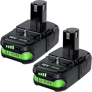 18V 3.5Ah Replacement Ryobi P102 18V Lithium Battery, Compatible with Ryobi 18V Battery P107 P108 P103 P104 P105 P109 P122, fit for Ryobi 18 Volt ONE+ Plus Cordless Power Tools 2Pack