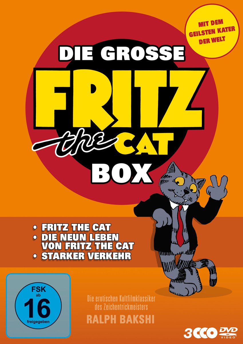 Die große Fritz the Cat Box 3 Kultfilmklassiker Movies & TV