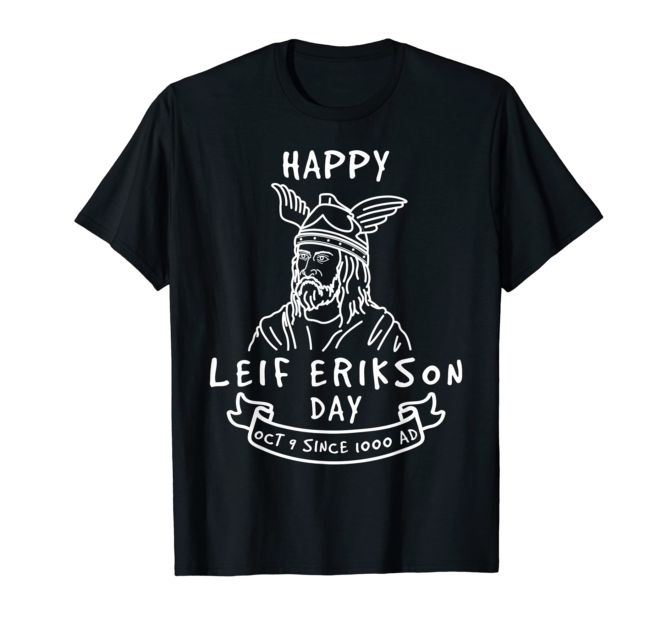 Leif Erikson Day- 9 October Odin and Thor God Viking T-Shirt