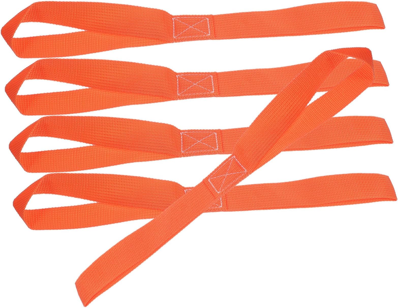 Heavy Duty Motorcycle Tie down Loop Straps Binding Strap for Motorcycles Scooters and Bikes with Sturdy Hooks and Adjustable Lengths, Multi-purpose Cargo Securing for Random Color