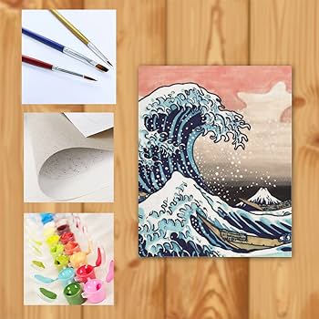 Amazon | デジタル油絵 葛飾北斎 富嶽三十六景 神奈川沖浪裏