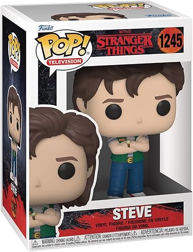 Miniatura 2 de POP [Stranger Things - Steve Harrington [Temporada 4] Video Store Outfit Funko Figura de vinilo (paquete con funda protectora de caja compatible),