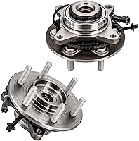 Detroit Axle Front Wheel Bearing Hubs for 2018-2020 Ford F-150 4WD - Pair, 6-Lug Assemblies w/10-Year Warranty