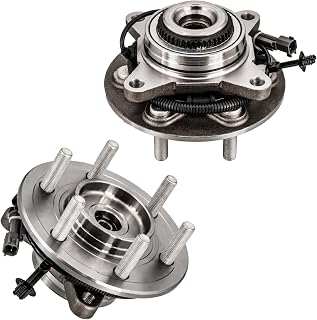 Detroit Axle Front Wheel Bearing Hubs for 2018-2020 Ford F-150 4WD - Pair, 6-Lug Assemblies w/10-Year Warranty