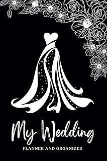 Black Wedding Planner Book and Organizer: How to Plan Your Own Ceremony and Celebration as a Professional Event Coordinator. Complete Bridal Workbook ... List, Gown Section for Bride, Groom and More!