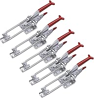 Vista 7 de 3 abrazaderas de palanca de 2000 libras 431, abrazadera de pestillo de palanca resistente, pestillo de portador de neumáticos, pestillo