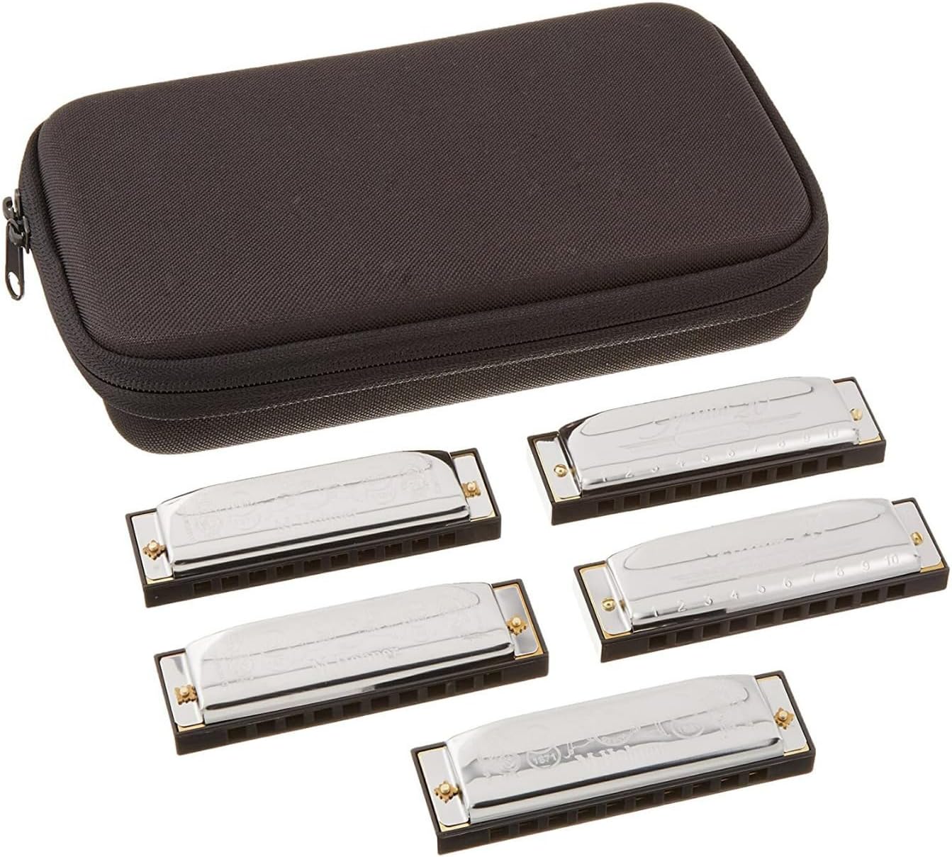 Hohner Special 20 5-Piece Harmonica Bundle with Case