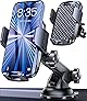 スマホホルダー 車 ACMEZING 車載ホルダー【業界改良3段クリップ式+3軸機械式伸縮アーム】 車 スマホスタンド カー用品 携帯ホルダー 車 エアコン吹き出し口&超強力真空吸盤兼用2in1 片手操作 安定性拔群 車載スマホホルダー 自由調節 360度回転 車用スマホホルダー 手帳型ケース対応 車用品 日本語説明書付き iPhone/Android4-7インチ多機種と99%車種が対応