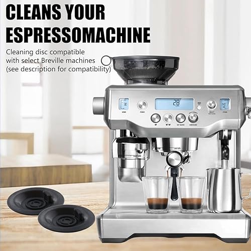 Miniatura 2 de Kailaren Disco de limpieza espresso para ciegas máquinas Breville Espresso  Disco de retrolavado de 2.283 in para máquinas de café expreso