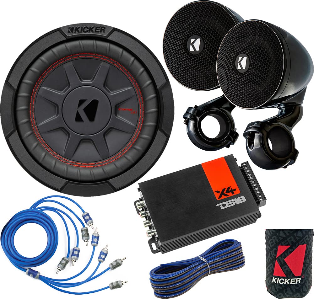 Kicker Sub And Amp Combo