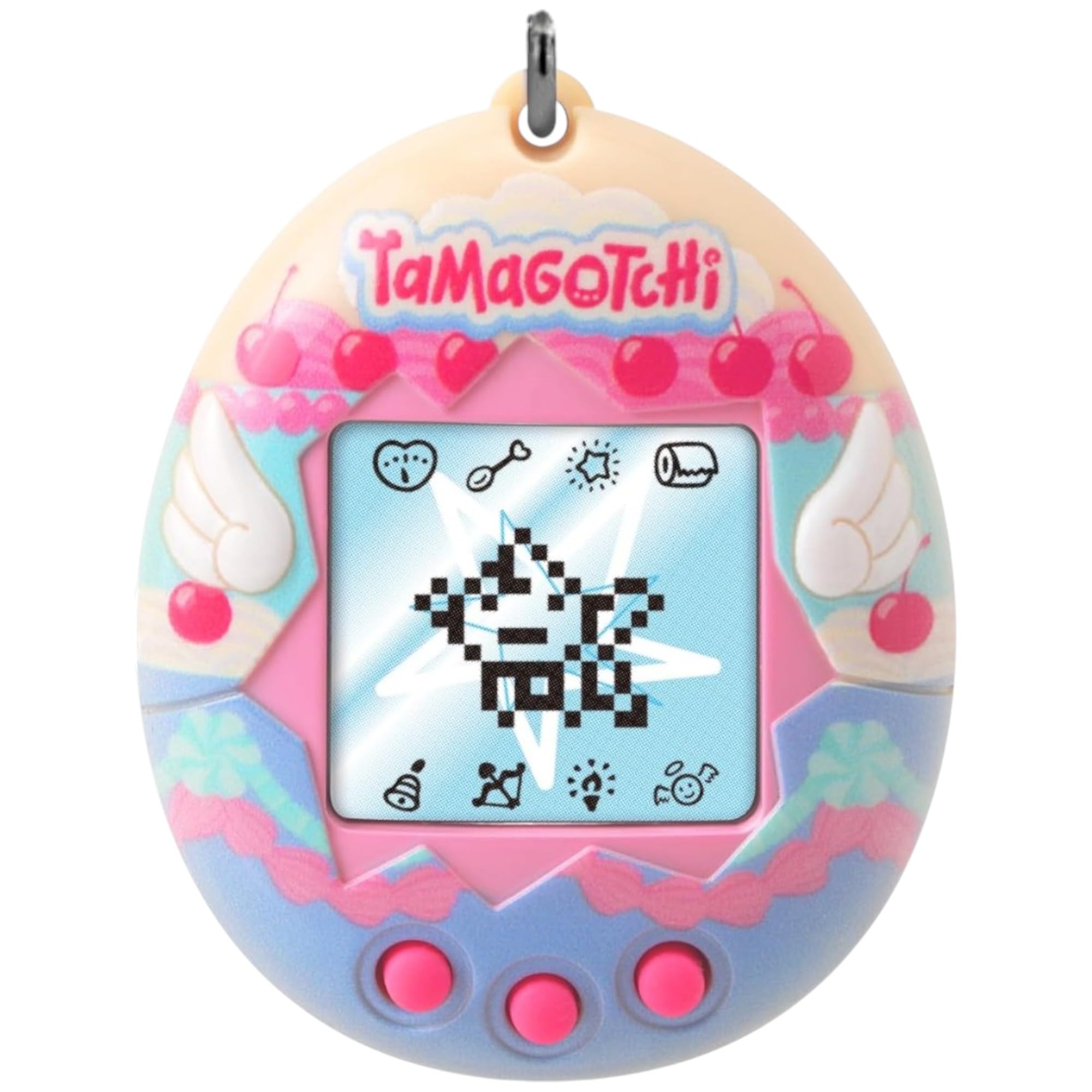 Bandai Tamagotchi Original Angel Cake Digital Pet | Nurture And Raise The Original Electronic Pet | Japanese Kids Toys For Girls And Boys Make Great 90s Retro Gifts