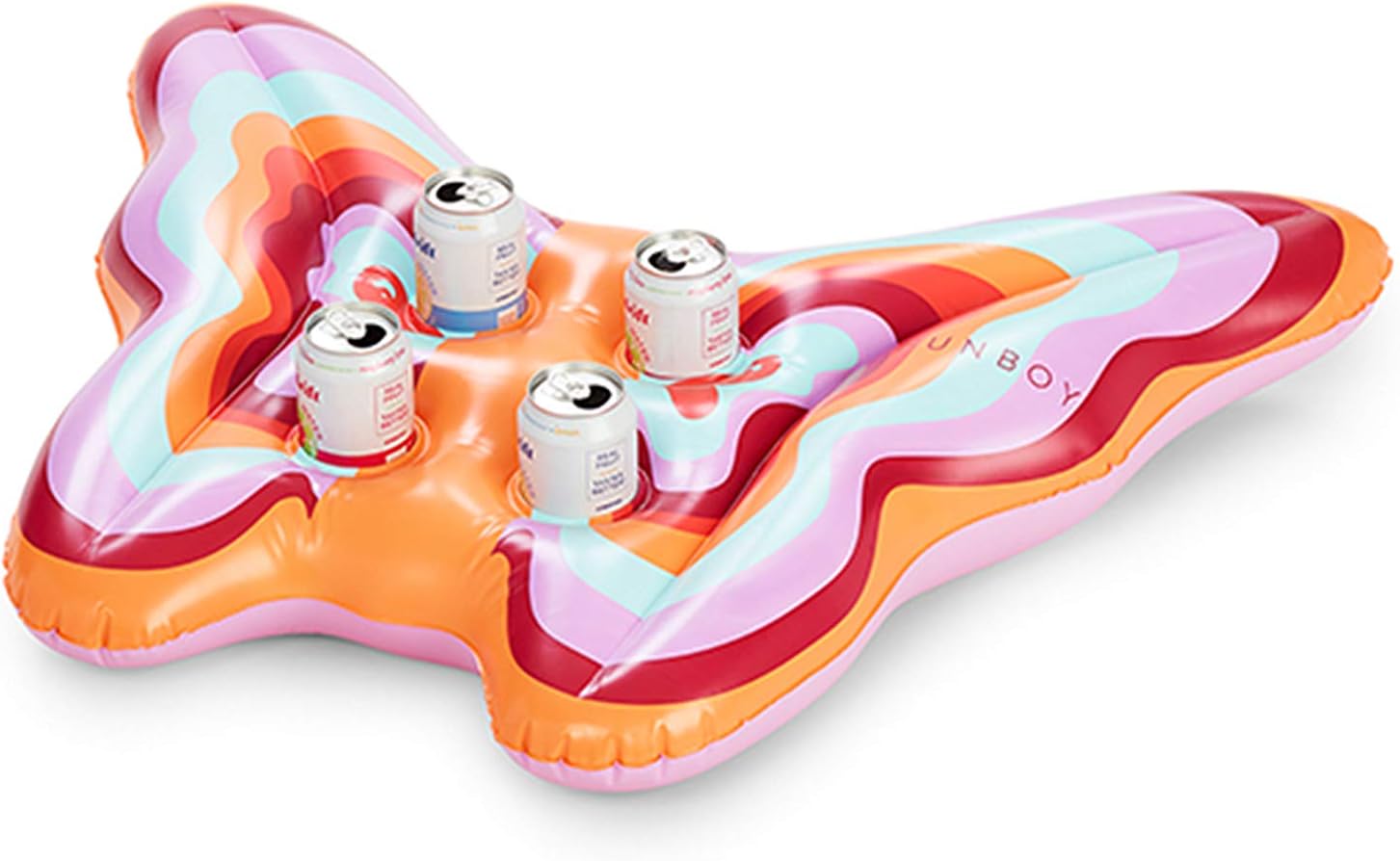 FUNBOY Giant Inflatable Butterfly Drink Holder, Luxury Floating Bar Accessory for Pool Parties and Entertainment, Floating Drink Holder