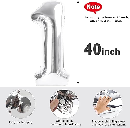 Vista 212 de Globos de números 0 de 40 pulgadas, globos negros de números para números 10, 20, 30, 40, 50, 60, 70, 80, 90, 100, globos de números 10, 20, 30, 40