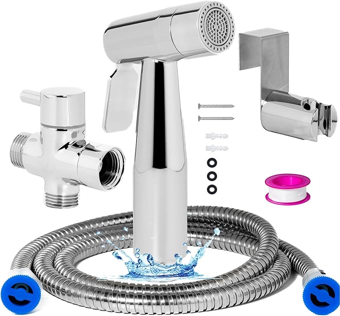 SADA Technologies Premium Quality, Leak Proof, Durable, Chrome Bidet