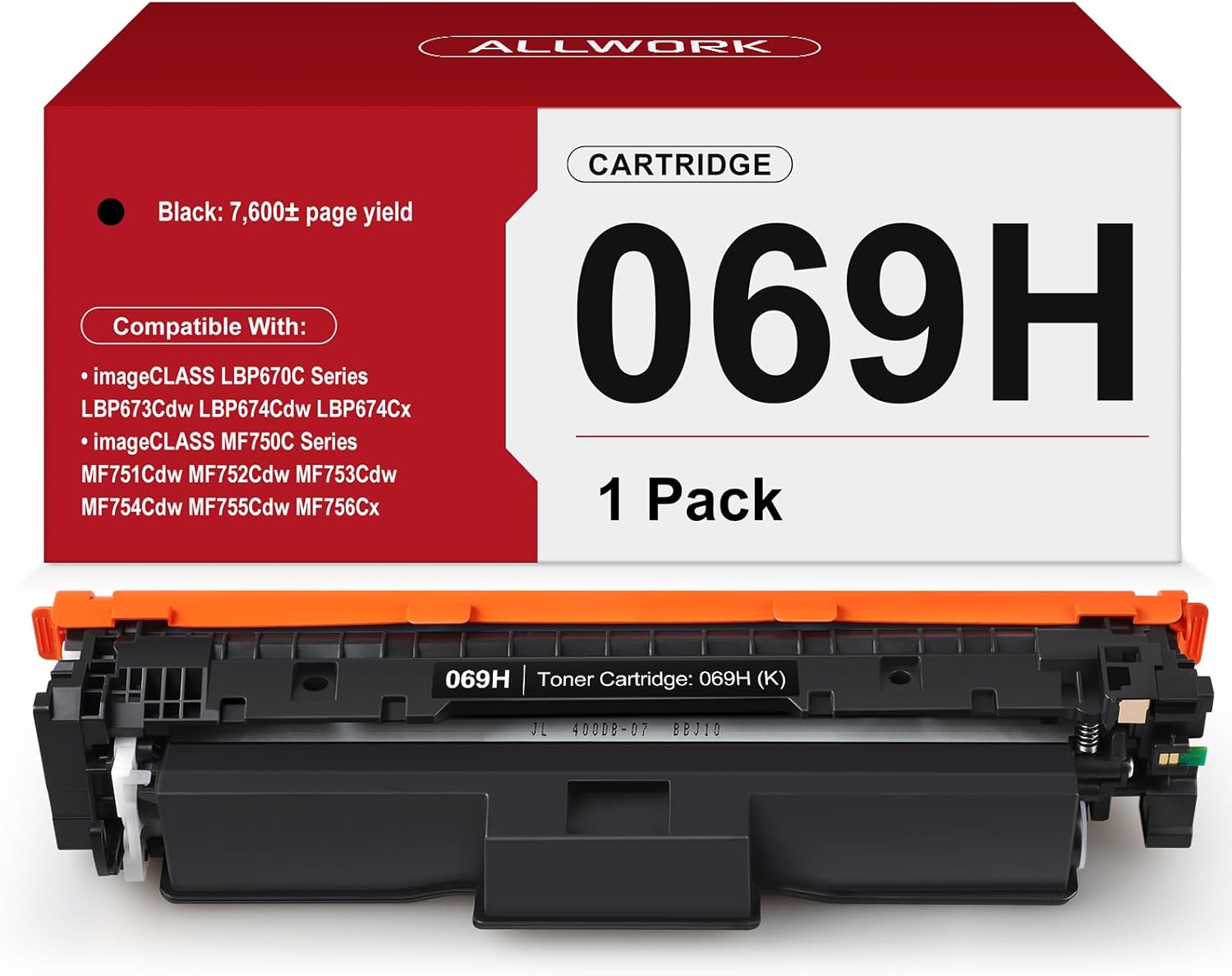 069H 069 High Capacity Toner Cartridge (with Chip) Compatible Replacement for Canon 069H Works for Canon Color ImageCLASS LBP674C MF750C Series MF753Cdw MF751Cdw LBP674Cdw Printer 4-Pack Color