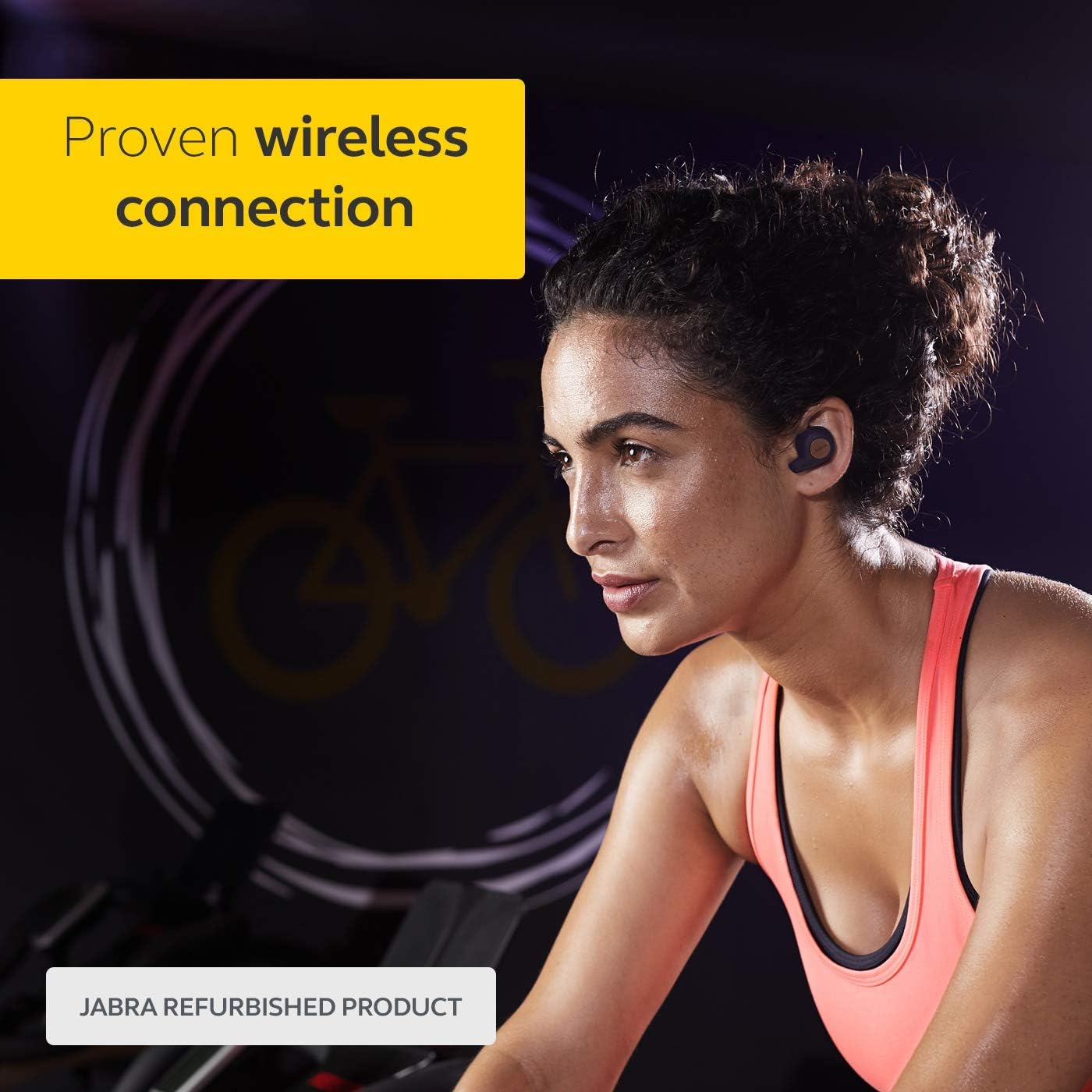 Flash Deals - 70% OFF Jabra Elite Active 65t Earbuds – Wireless Earbuds with Charging Case, Copper Black – Bluetooth Earbuds with a Secure Fit and Superior Sound, Long Battery Life and More (Renewed)