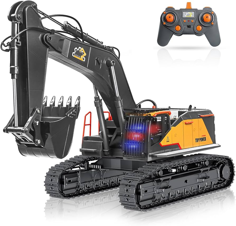 Amazon.com: FUYLE 22 Channel Remote Control Excavator, 1/14 Scale