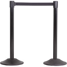 US Weight Heavy Duty Premium Steel Crowd Control Stanchion with Extended 13-foot Retractable Belt