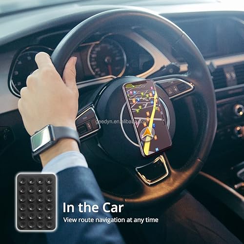 Miniatura 6 de Funda adhesiva de silicona con ventosa para teléfono  Compatible con funda para iPhone y Android, soporte de accesorios móviles manos libres para