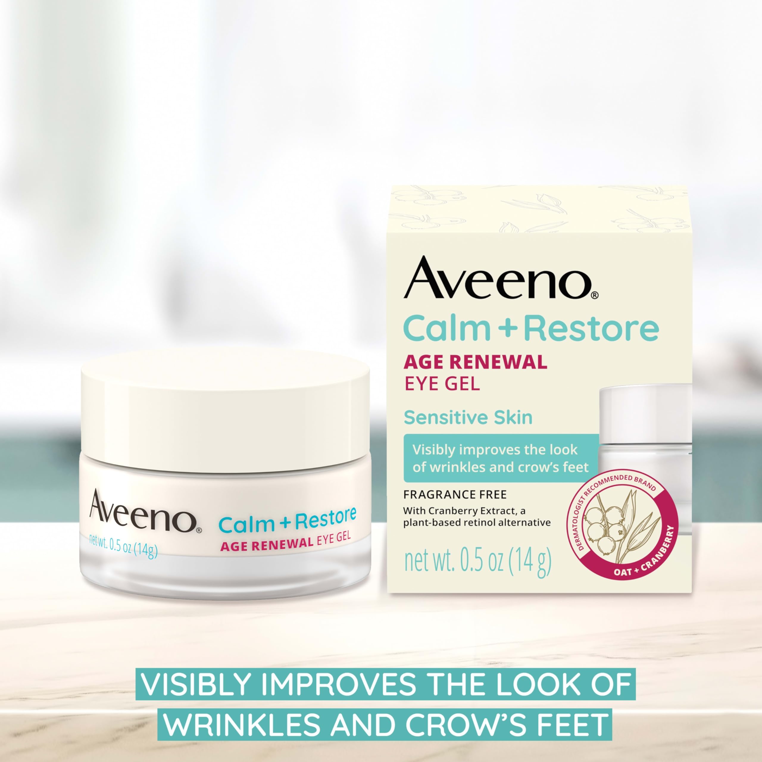 Aveeno Calm + Restore Age Renewal Anti-Aging Eye Gel