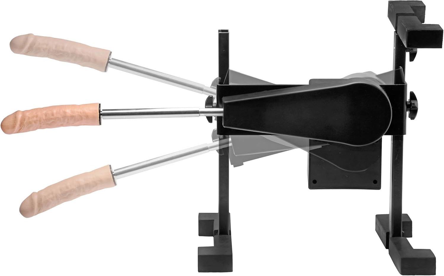 Deluxe Versa Fuk Supercharged Sex Machine Kit – Motorized Dildo Thruster for BDSM & Adult Toys Play with Wand Holder