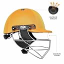 DSC DEFENDER Cricket Helmet for Men & Boys (Adjustable Steel Grill | Back Support Strap | Light Weight | size:Large (Yellow) gallery image