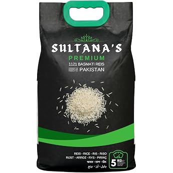 Basmati Rice 5 kg Extra Long Grain - Sultanas Premium