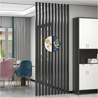 壁パーティションルームディバイダー床から天井まで、壁パーティション、シンプルな壁パーティションルームディバイダー床から天井まで、金属フレームルームディバイダーコラム、屋内オフィス用(6root,105cm/41.3in/3.44ft)